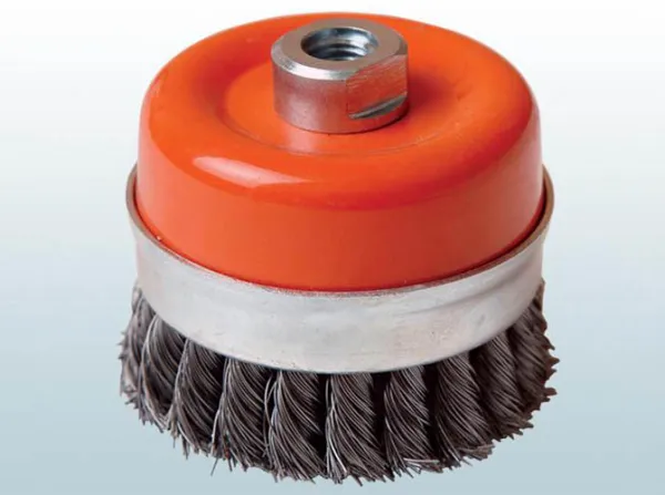 Burgulu Çanak Fırça 0,50 mm Çelik Tel